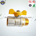 two ways high quality male brass ball valve italy
